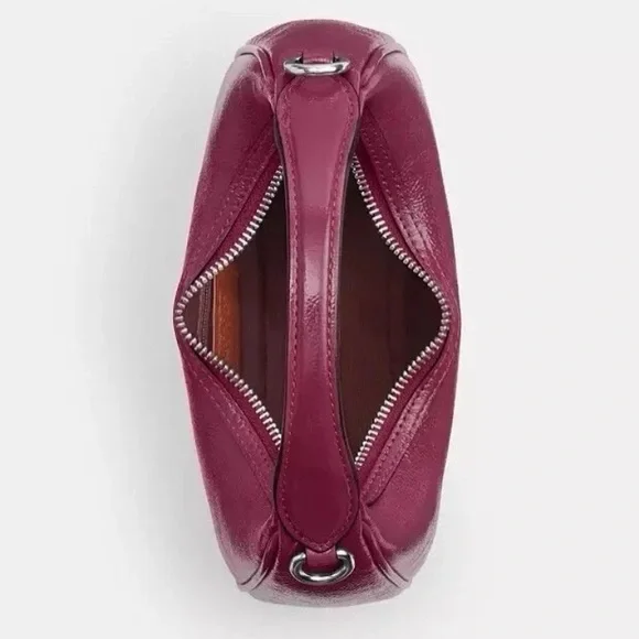 Coach “Carmen” Mini Crinkled Leather Crossbody NWT - Picture 4 of 15